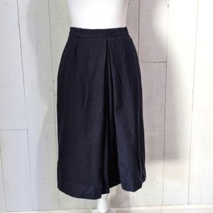 Vintage Harvé Benard For Saks 5th Ave A-Line Wool Skirt